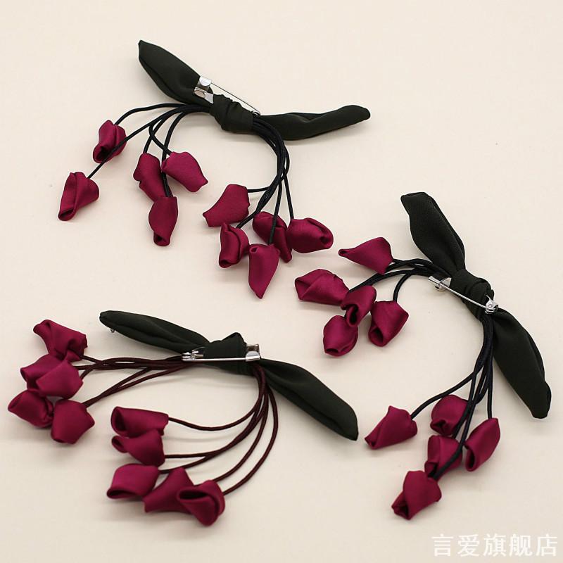 古风马甲日韩布艺辣椒串件饰品