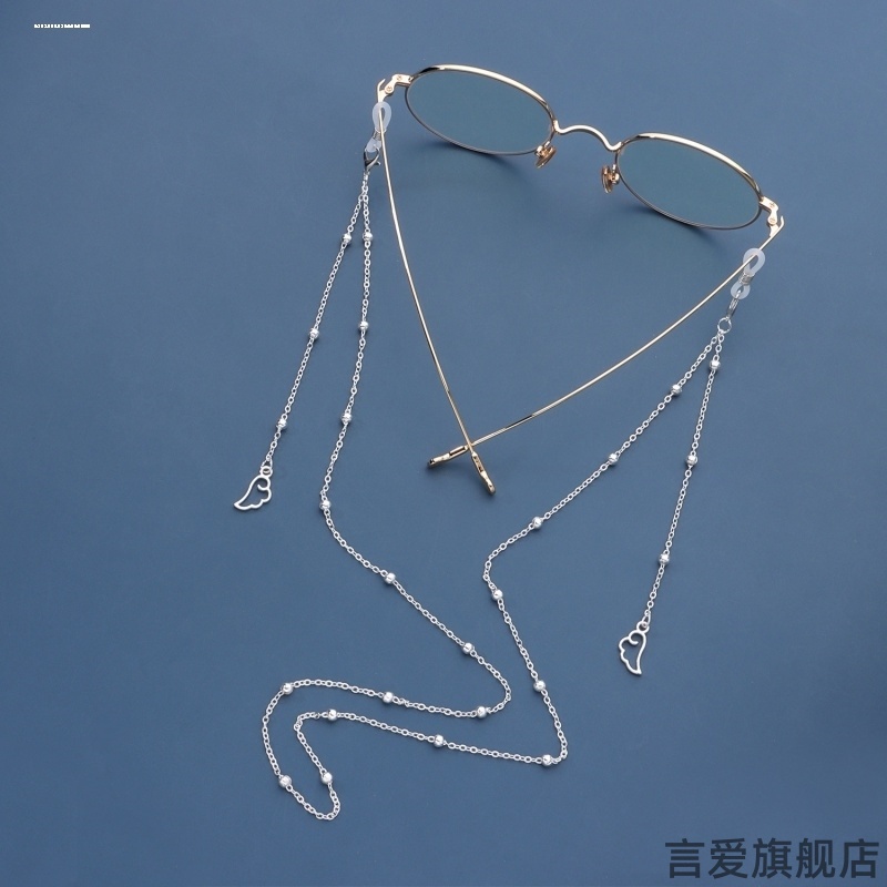 欧美翅膀链条装饰墨镜女ins网红沙滩太阳镜韩版沙雕搞怪拍照眼镜