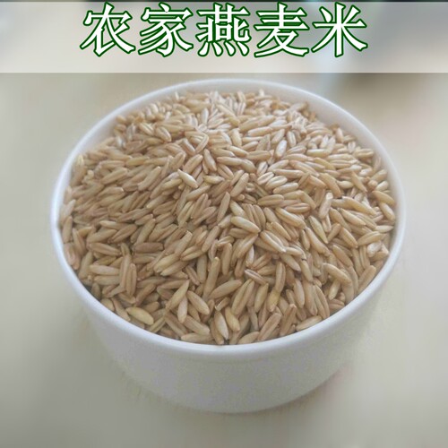 优质燕麦米 新货燕麦仁250克五谷杂粮新米 胚芽农家粗粮5斤包邮