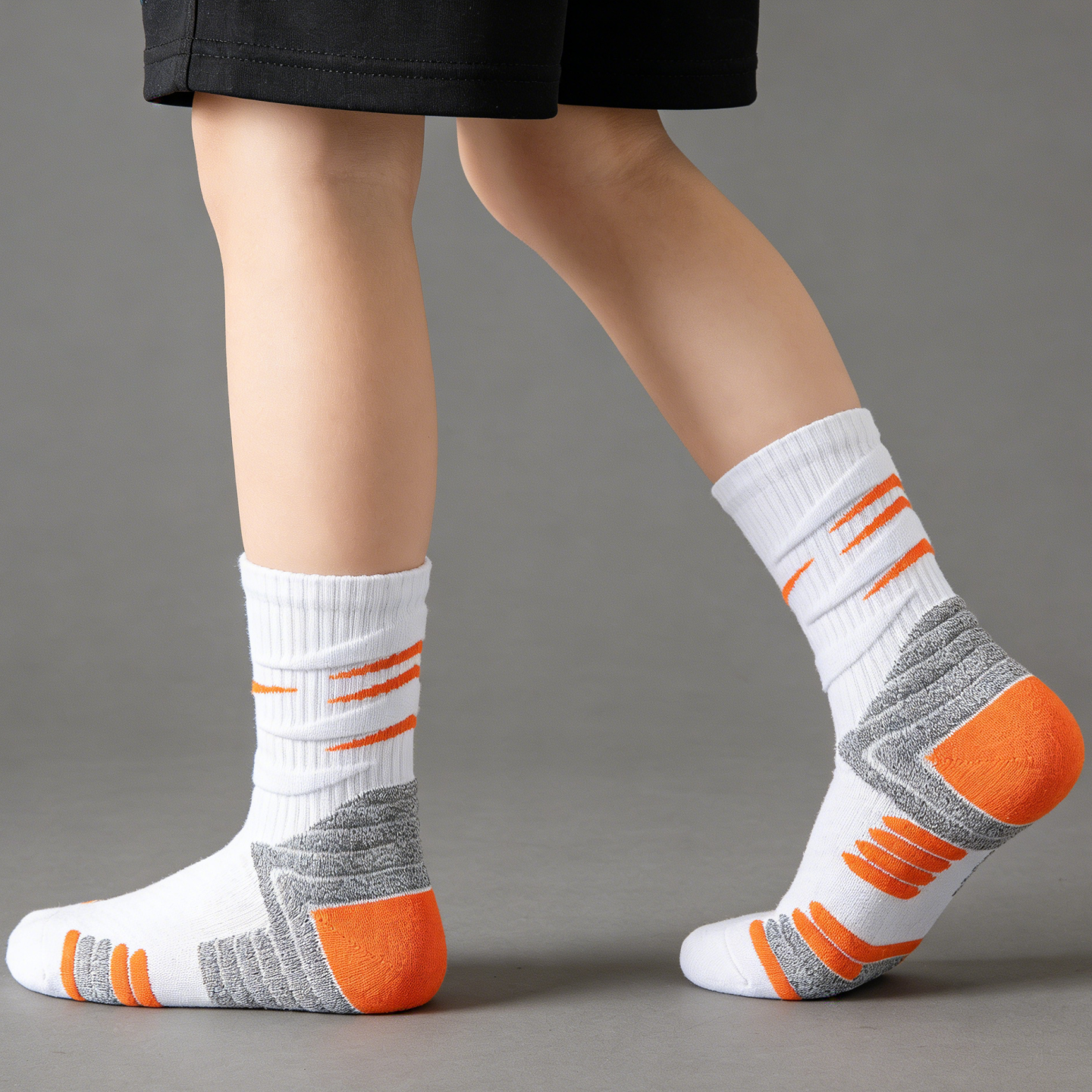 男中筒实战减震吸汗透气篮球袜