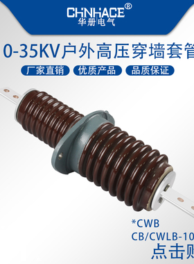 CWB CWLB-10/12kV/200A 400A 630A户外交流高压陶瓷穿墙套管直供