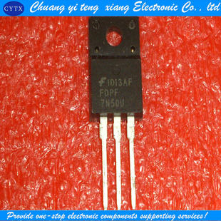 原装 创亿腾翔‖三极管 TO220 FDPF7N50U 7N50U