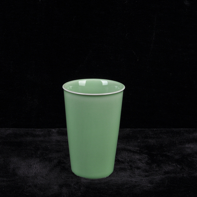 藏瓷阁中式纯色龙泉青瓷水杯