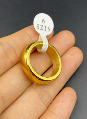 高级轻奢ins钛钢戒指小众手饰品男女士端永久不掉色可水洗