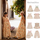 裙套装 现货春夏女童甜美碎花连衣裙无袖 26SS新款 法国Bachaa