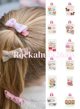 英国Rockahula26aw秋冬新品儿童发夹配饰小宝宝女孩卡通发夹发绳