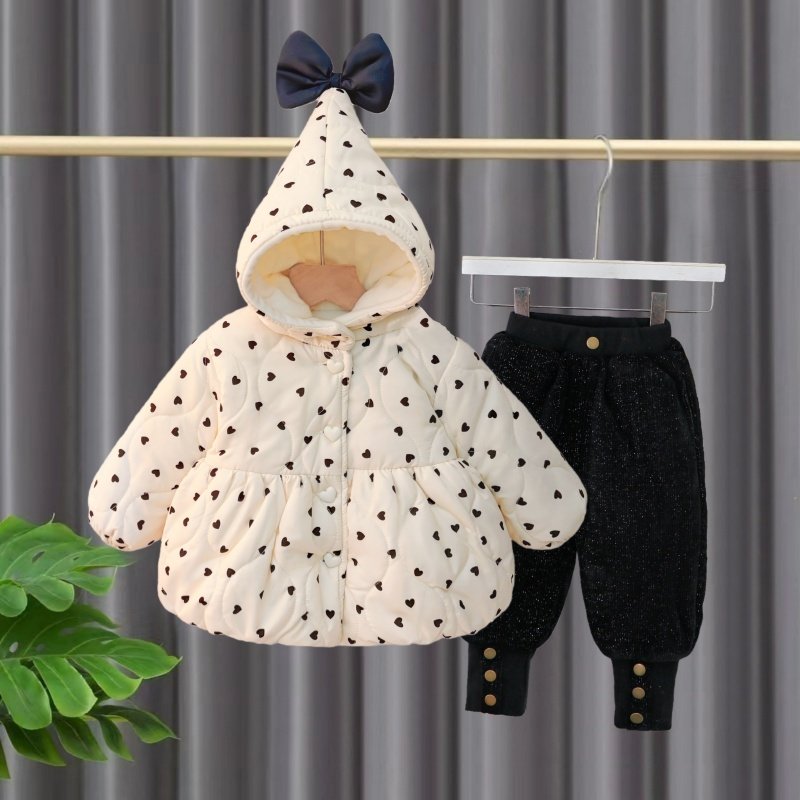 女童棉衣套装2026冬季新款女宝宝加绒加厚外套保暖洋气时尚两件套,童装/婴儿装/亲子装,套装,淘宝优惠券,粉丝福利购,淘宝优惠卷