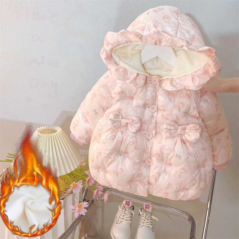 女宝宝棉服棉衣冬装童装