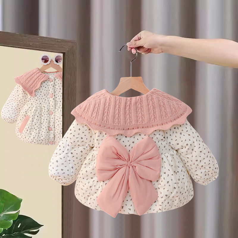女童棉服外套冬装2025新款