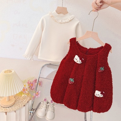 女童连衣裙秋冬装洋气女宝宝周岁