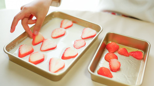 现货 日本HOKUA北陆铝金色长方形料理盘托盘