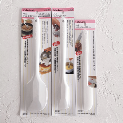 现货日本cakeland钢芯硅胶刮刀