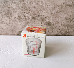 【现货】日本制 hario耐热玻璃量杯干湿刻度量杯可用微波无手柄