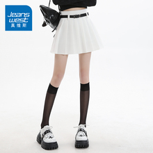 KZ真维斯夏季薄款JK百褶裙半身短裙子女士2025新款爆款学院风学生