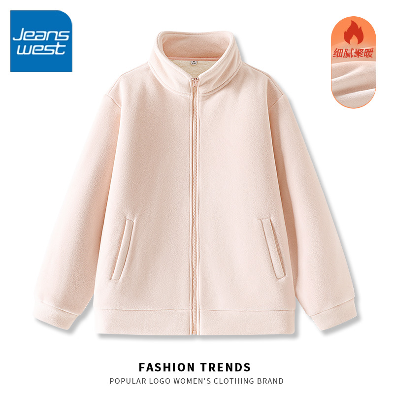 真维斯女奥粒绒加绒外套2024新款