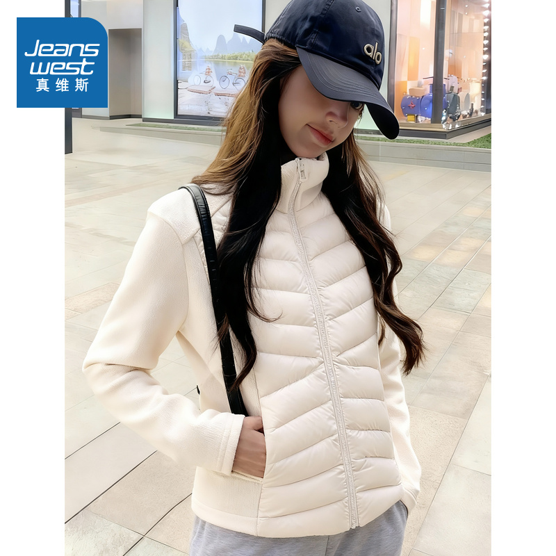 真维斯棉袄女款2025新款冬小个子