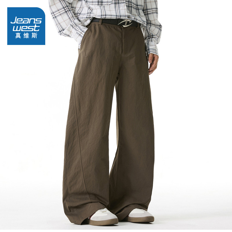 真维斯男装宽松设计感潮流休闲裤