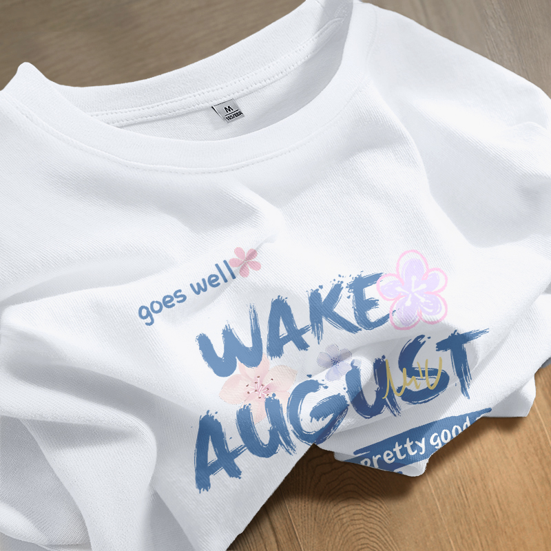 真维斯圆领短袖T恤女2025年新款