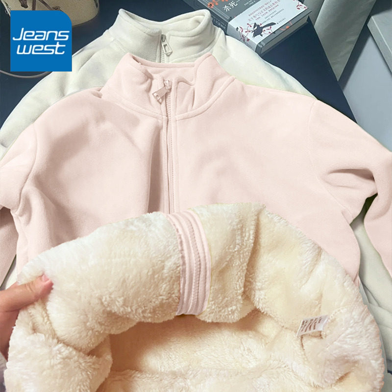 真维斯女立领短外套2025冬季新款