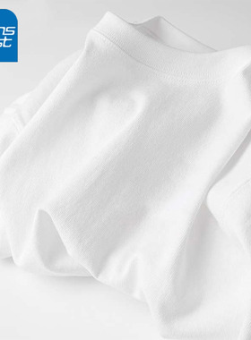 KV真维斯白色长袖T恤女2026春秋新款宽松bf风外套内搭学生打底衫