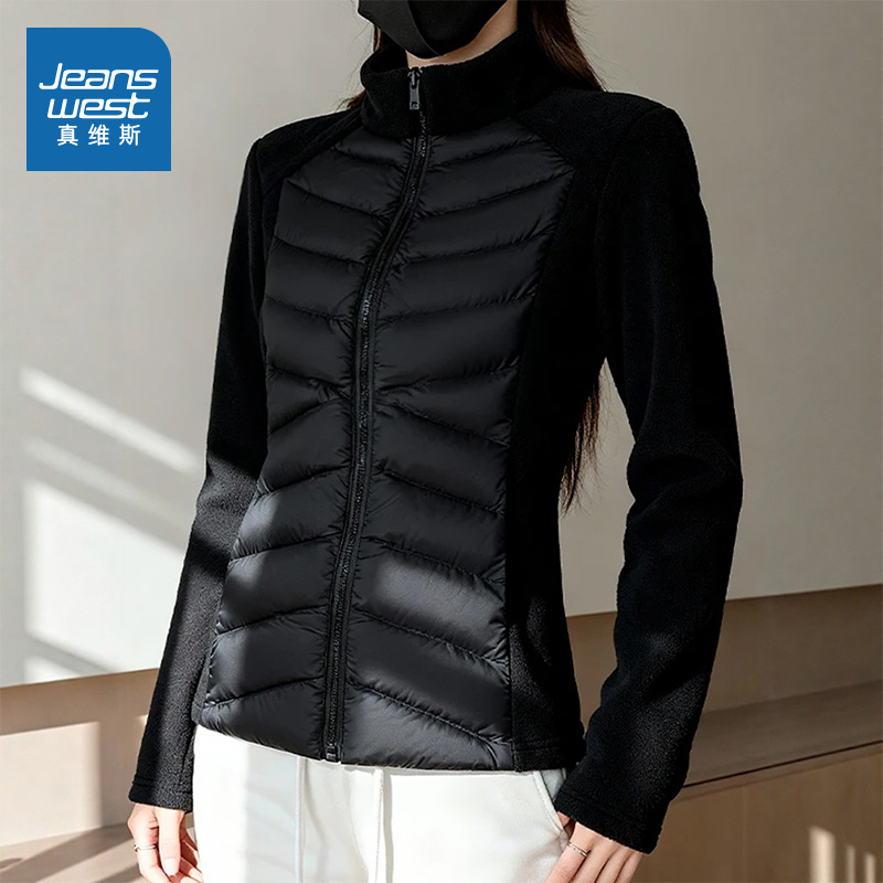 真维斯排骨羽绒服内胆女2025新款