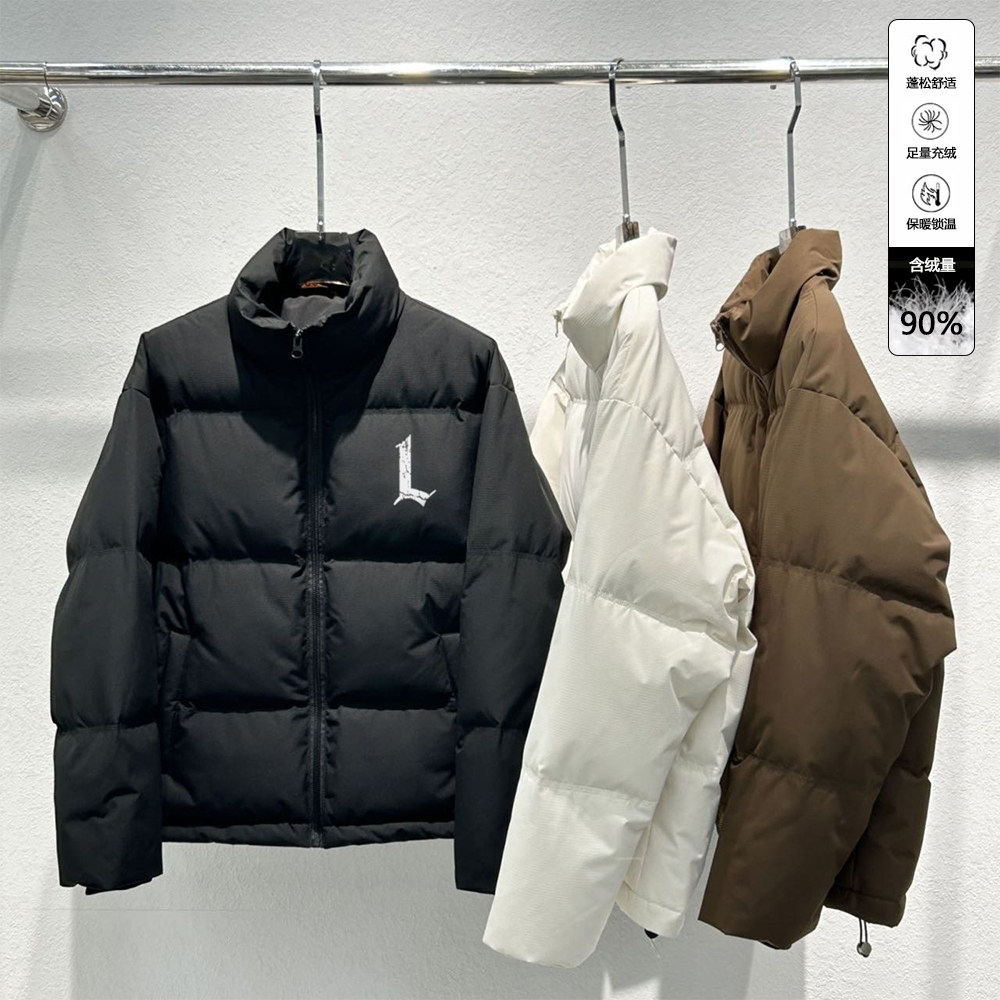 真维斯90白鸭绒立领轻薄羽绒服