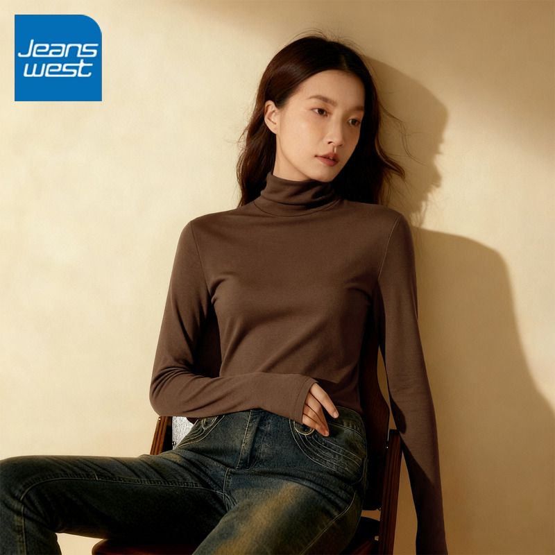 真维斯德绒打底衫女2025年新款