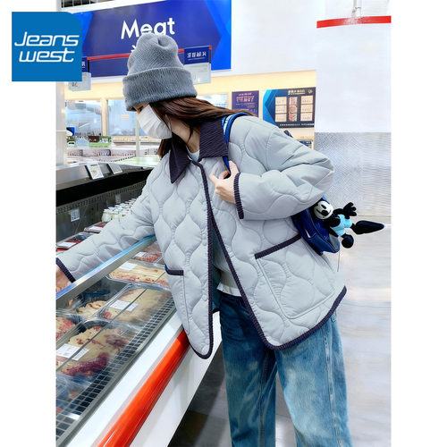 真维斯轻薄棉衣棉服女款冬季新款