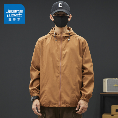 KZ真维斯潮牌外套夹克男士防风秋冬季2024年新款冬装男装百搭时尚