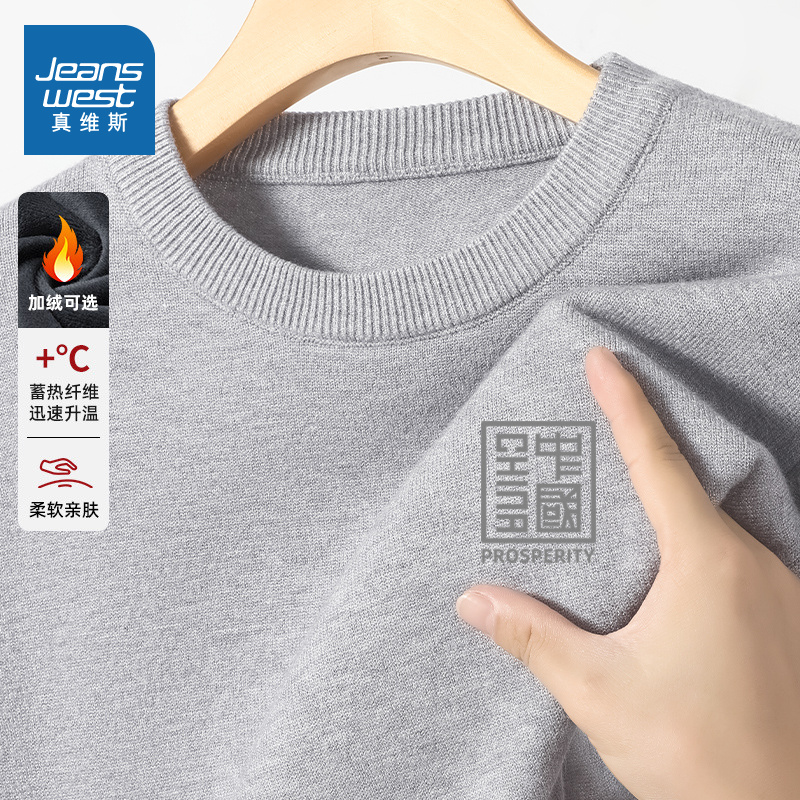 NN真维斯针织衫毛衣男款秋冬季新