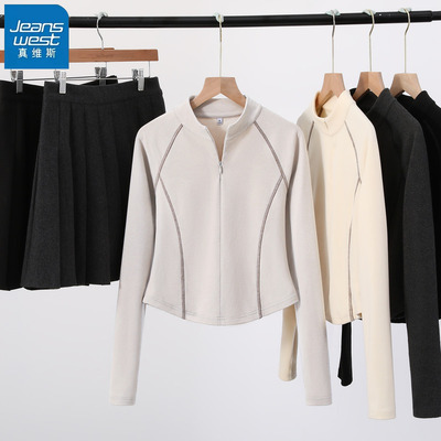 真维斯加绒内搭打底衫长袖t恤