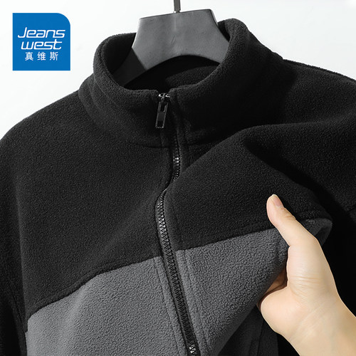 真维斯加绒外套男款冬季