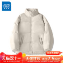 NH真维斯青少年冬季 潮牌百搭宽松立领保暖PU皮棉服外套 新款