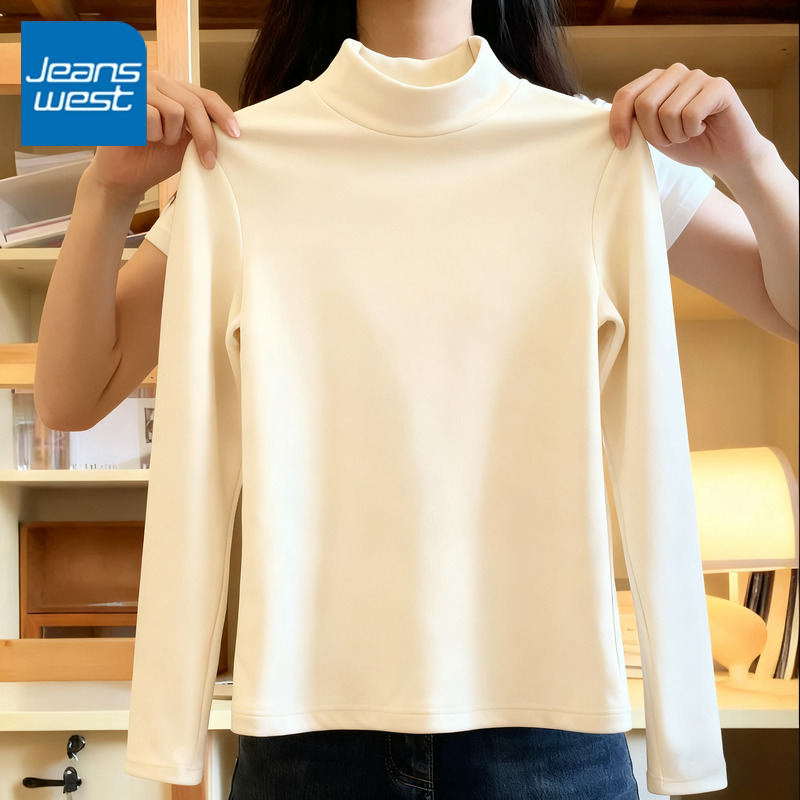 真维斯德绒打底衫女2025年新款