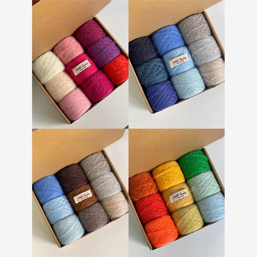Aaric手工-组合线特殊线在风羊毛盲盒开盒DIY羊毛线
