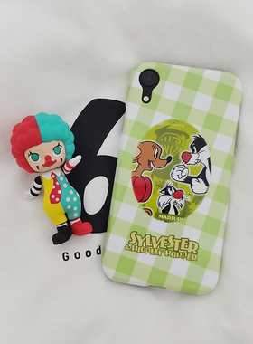 傻大猫 手机壳亮面磨砂硬壳iPhoneX 67plus半全包