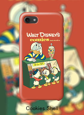 Disney Donald duck/唐老鸭  手机壳磨砂硬壳iPhoneX 6s plus 7 8