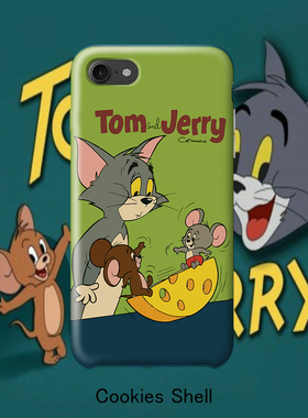Tom and Jerry猫和老鼠  手机壳磨砂硬壳iPhoneX 67 plus半全包
