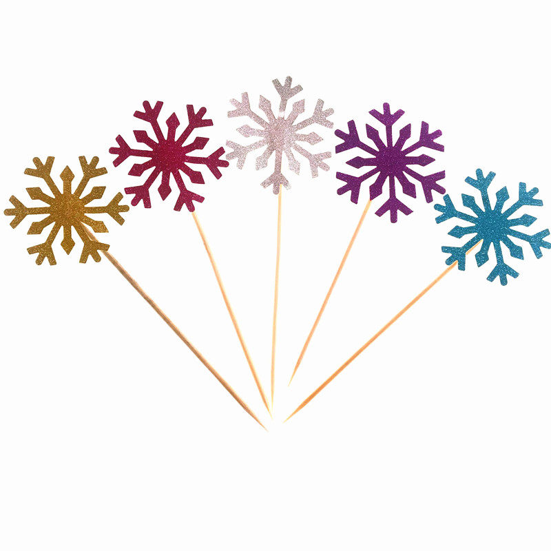 闪粉银色蓝色雪花生日快乐蛋糕装饰插件烘焙甜品台冰雪氛围插旗,节庆用品/礼品,蛋糕/烘焙装饰用品,淘宝优惠券,粉丝福利购,淘宝优惠卷