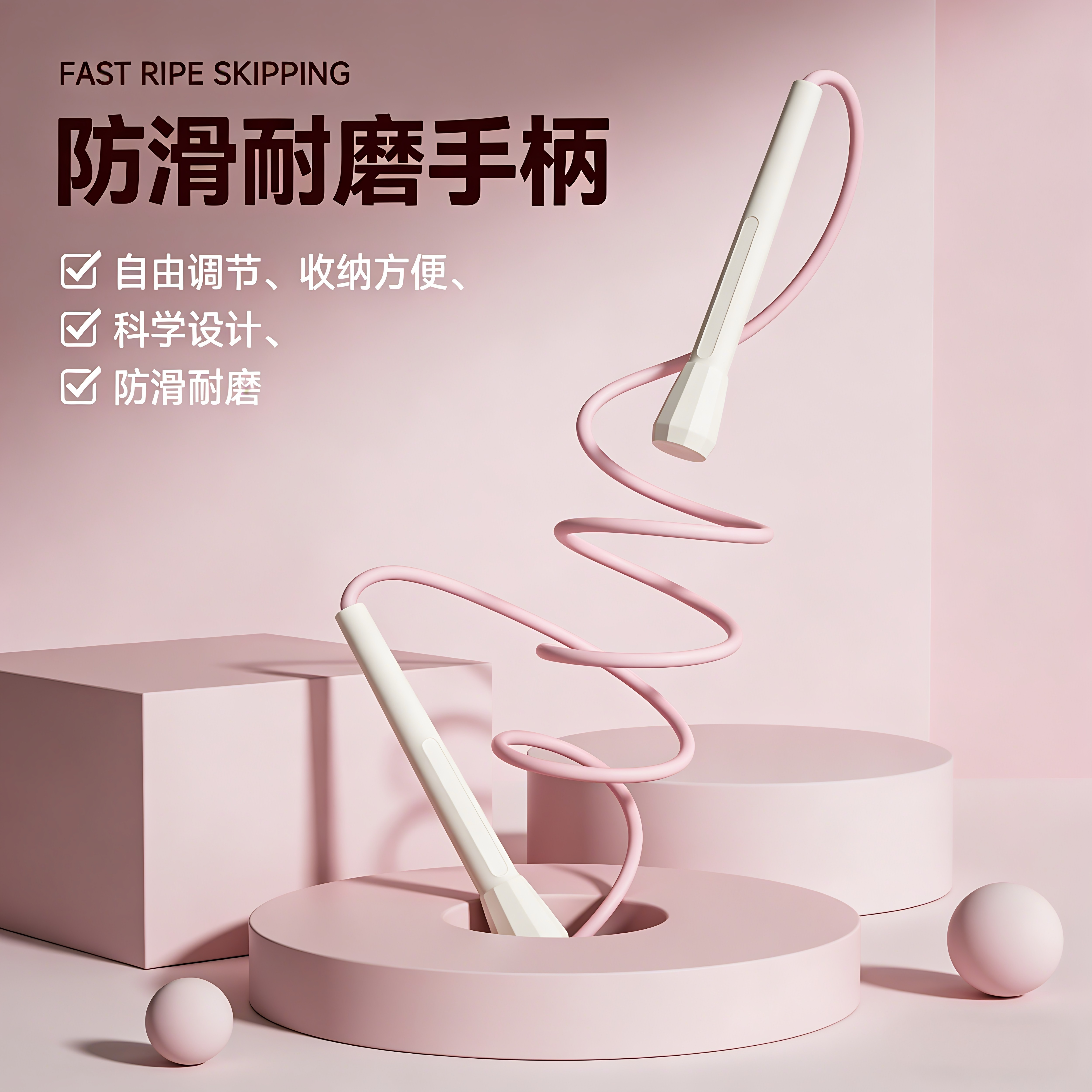 健身跳绳成人健身男女性儿童运动小学生中考训练绳子专业燃脂跳神