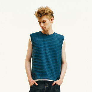 NONRADICAL 「COOLMAX」叠穿两件套背心