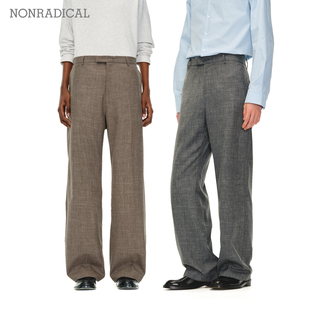 「花纱羊毛」亚麻西裤 NONRADICAL