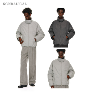 「羊毛色纺」花纱围巾羽绒服 NONRADICAL