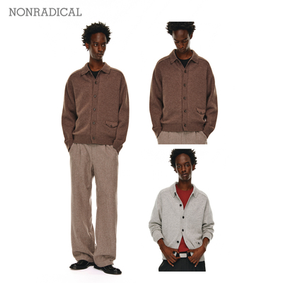 「18.5微米」翻领开衫毛衣 NONRADICAL