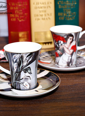 高宝Goebel进口骨瓷马克杯精致杯子水杯陶瓷咖啡杯礼品礼物Tamara