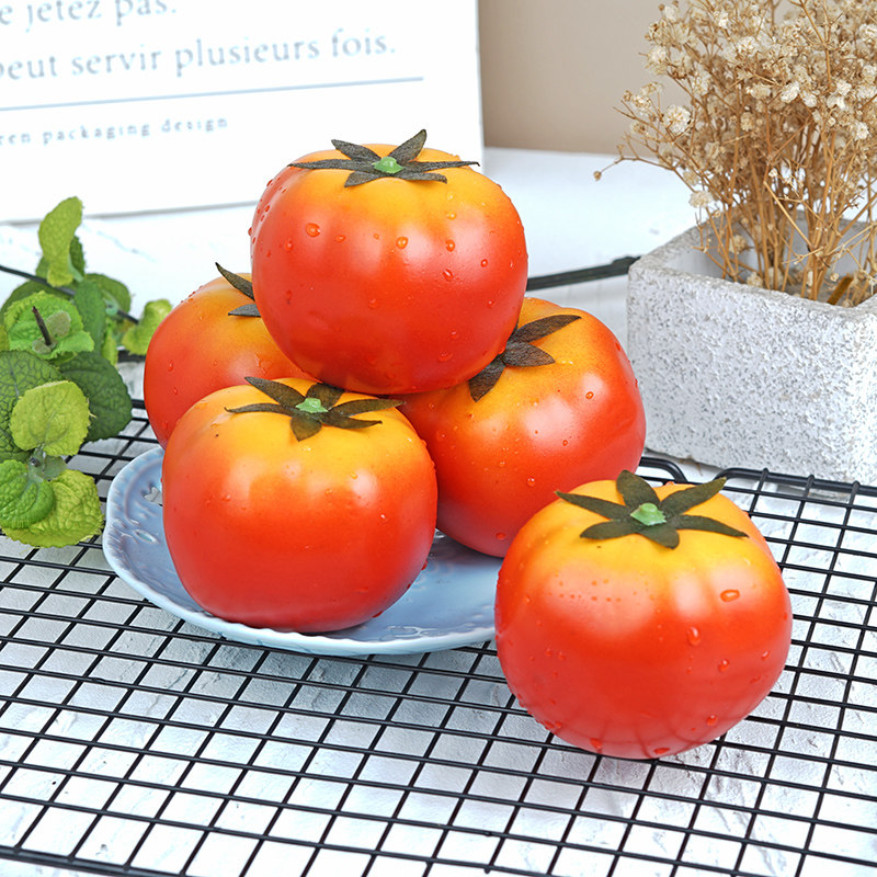 仿真水果蔬菜西红柿小番茄土豆圣女果模型摆件装饰儿童乐园道玩具