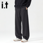 CHOCOOLATE休闲裤 运动长裤 男2026春季 宽松直筒阔腿卫裤 子 新款