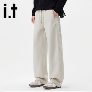 CHOCOOLATE男士 长裤 休闲裤 宽松直筒阔腿运动卫裤 潮 子2026新款