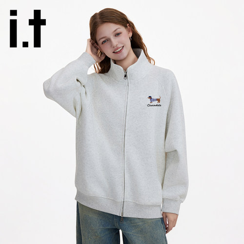 it开衫立领卫衣2025新款