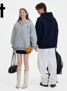 it:CHOCOOLATE美式宽松连帽开衫卫衣男女2026新款休闲外套上衣潮